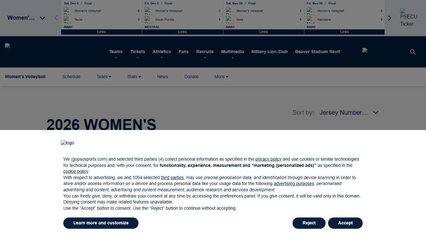 2026 Women's Volleyball Spring - Penn State - Official Athletics Website